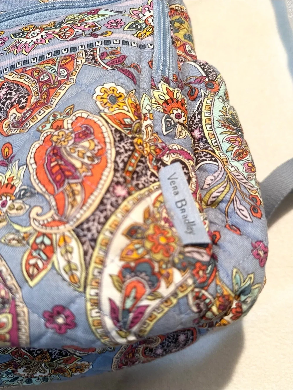 Vera Bradley campus backpack Provence Paisley pattern